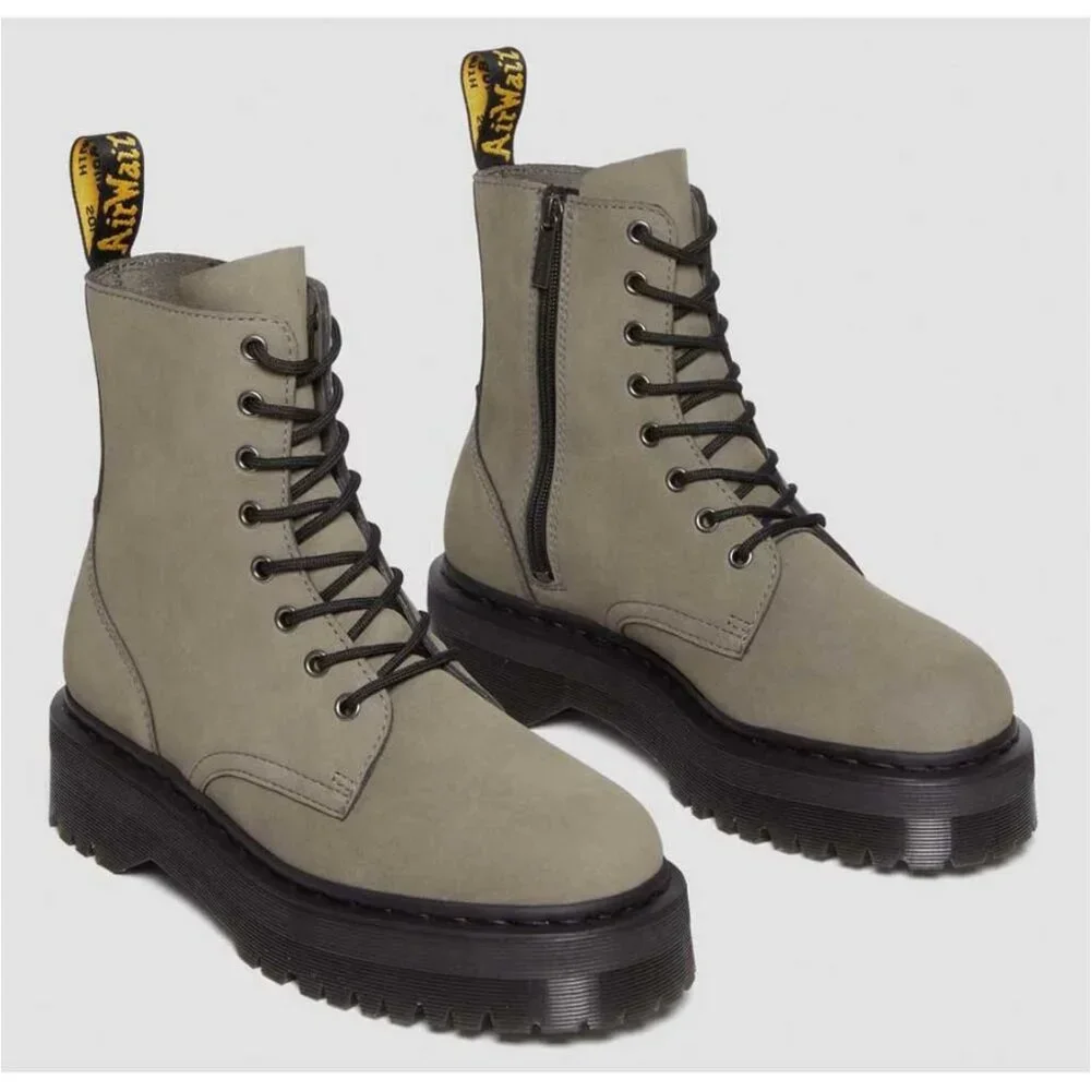 Dr. Martens Jadon Boot Milled Nubuck Platforms
